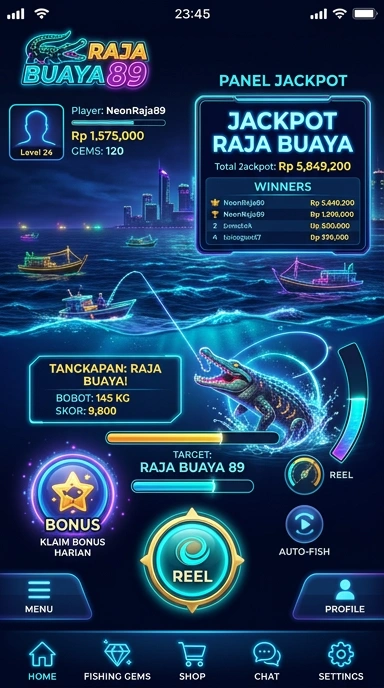 mega288 — layar beranda